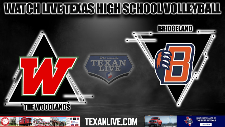Bridgeland vs The Woodlands - 12:00PM - 11/12/2022 - Volleyball - 6A Region 2 Regional final - Live from Panther Activity Center