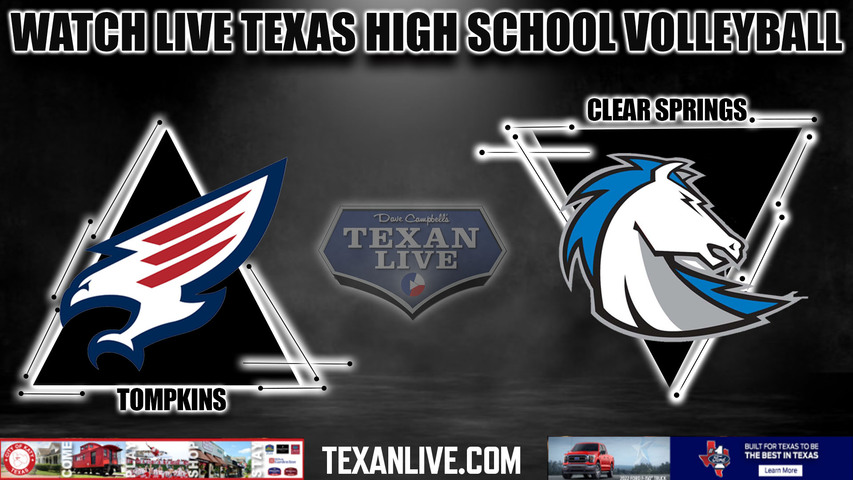 Tompkins vs Clear Springs- 5:00PM - 11/11/2022 - Volleyball - 6A Region 3 Regional Semi-finals - Live from Delmar Field House