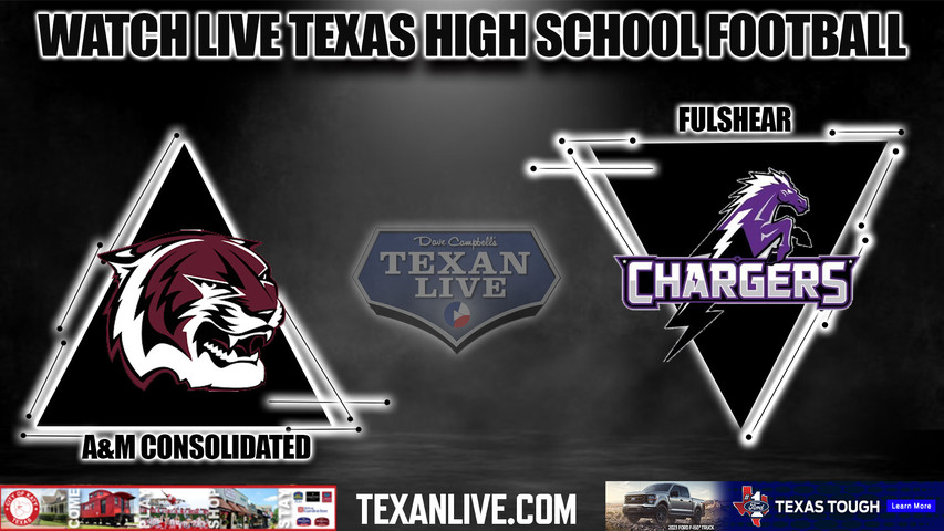 A&M Consolidated vs Fulshear- 7:00PM - 11/18/2022 - Football - Live from Tiger Stadium - Area Round Playoffs
