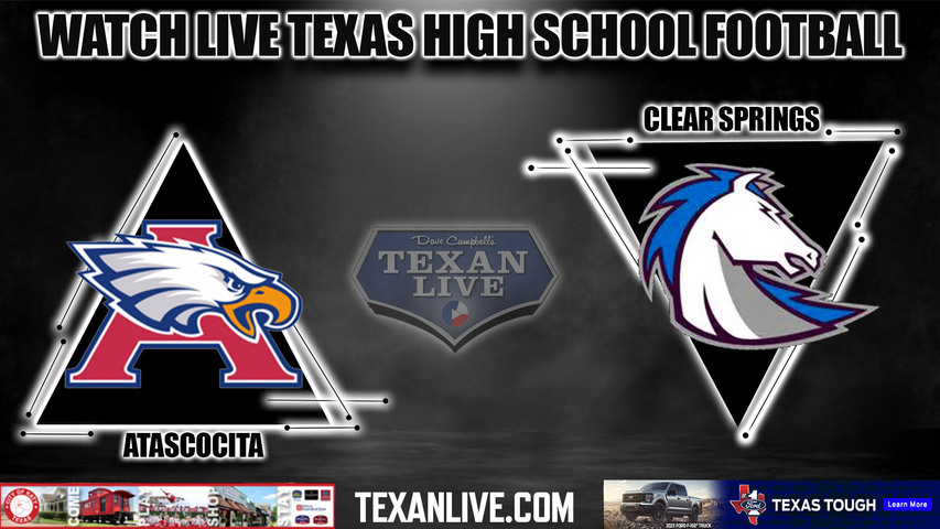 Atascocita vs Clear Springs - 7:00PM - 11/18/2022 - Football - Live from Challenger Stadium - Area Round Playoffs