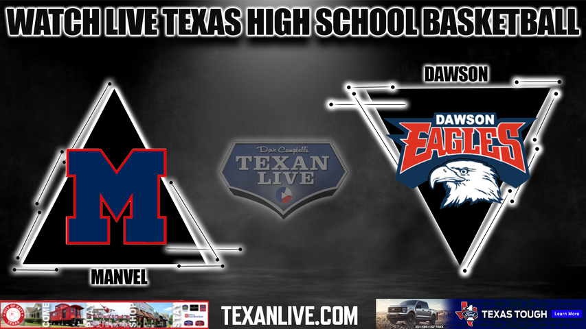 Manvel vs Dawson -4PM - 11/22/2022 - Boys Basketball - Live from Dawson High School