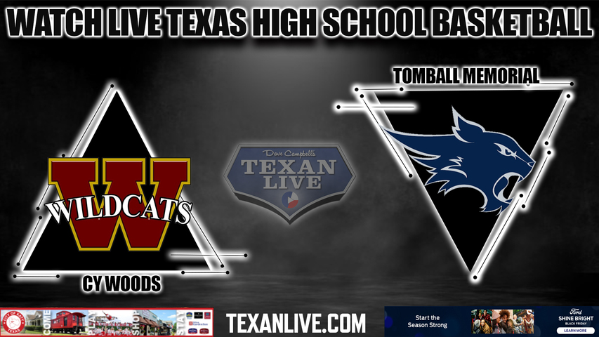 Cy Woods vs Tomball Memorial - 7:00PM - 11/29/2022 - Boys Basketball - Live from Tomball Memorial High School