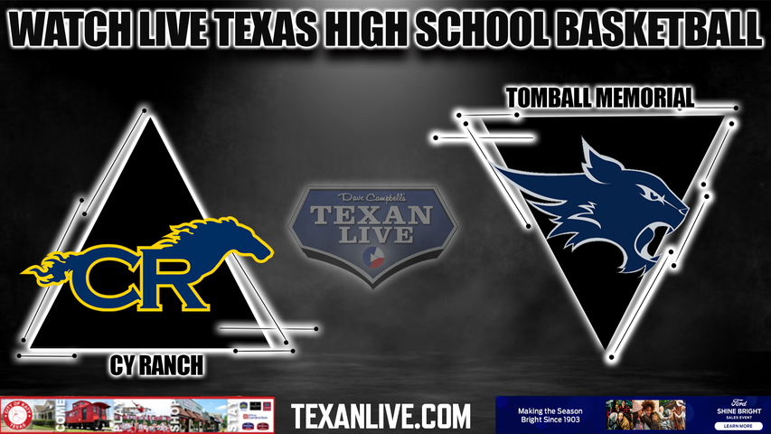 Cy Ranch vs Tomball Memorial - 7:00PM - 12/6/2022 - Boys Basketball - Live from Tomball Memorial High School