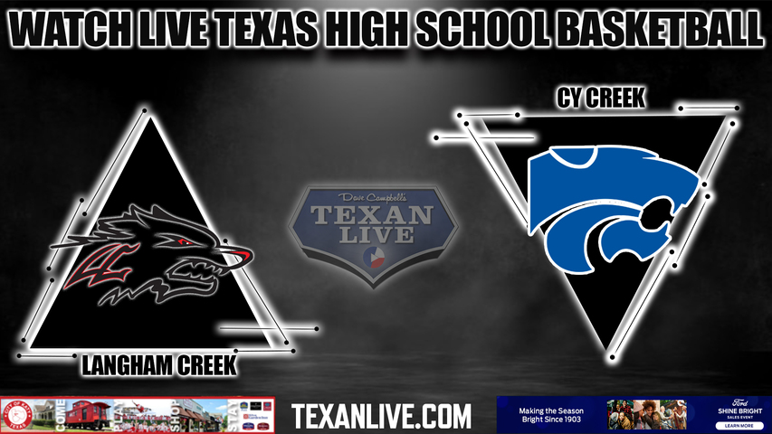 langham creek vs cy creek - 5:00PM - 12/8/2022 - Boys Basketball - Live from Cy Ranch High School - Gym 2