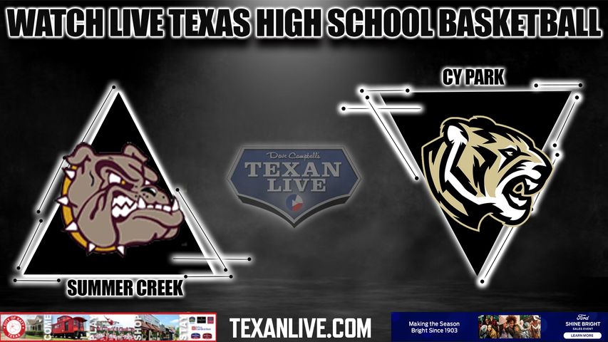 summer creek vs cy park - 6:30PM - 12/8/2022 - Boys Basketball - Live from Cy Ranch High School - Gym 1