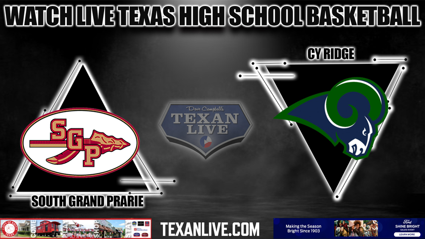 south grand prarie vs cy ridge - 6:30PM - 12/8/2022 - Boys Basketball - Live from Cy Fair High School - Gym 1
