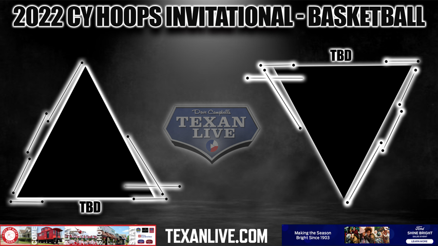 Cy Hoops Invitational - Starts at 3:00PM - 12/9/2022 - Boys Basketball - Live from Cy Ranch High School - Gym 1