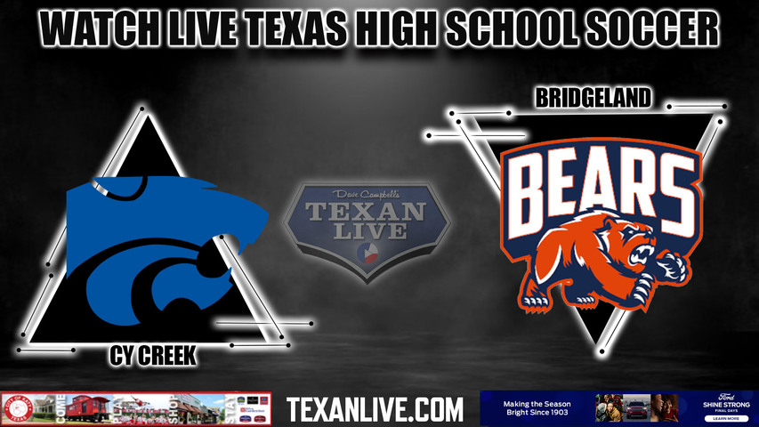 Cy Creek vs Bridgeland - 7:30PM - 1/2/2023 - Boys Soccer - Live from Bridgeland High School