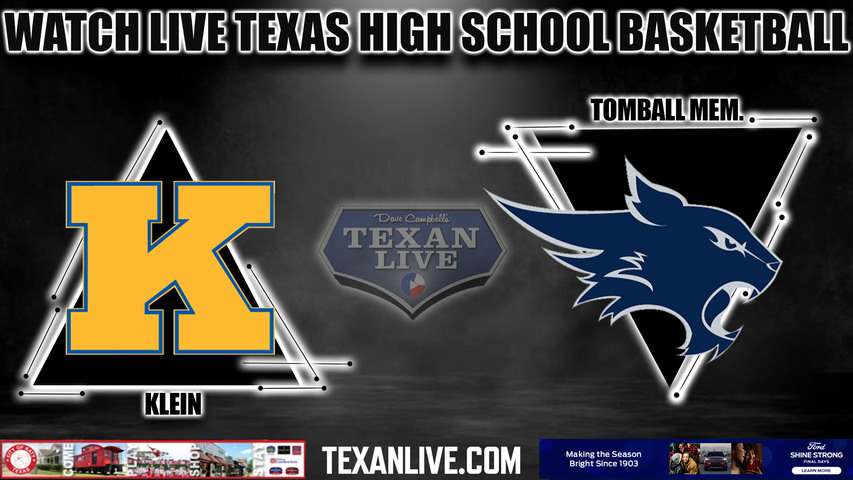 Klein vs Tomball Memorial - 1:00PM - 1/7/2023 - Boys Basketball - Live from Tomball Memorial High School