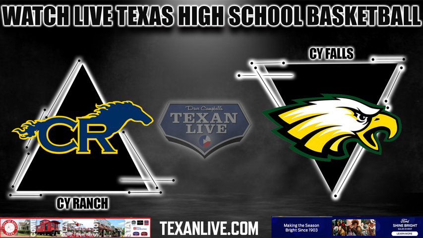 Cy Ranch vs Cy Falls - 7:00PM - 1/13/2023 - Boys Basketball - Live from Cy Falls High School
