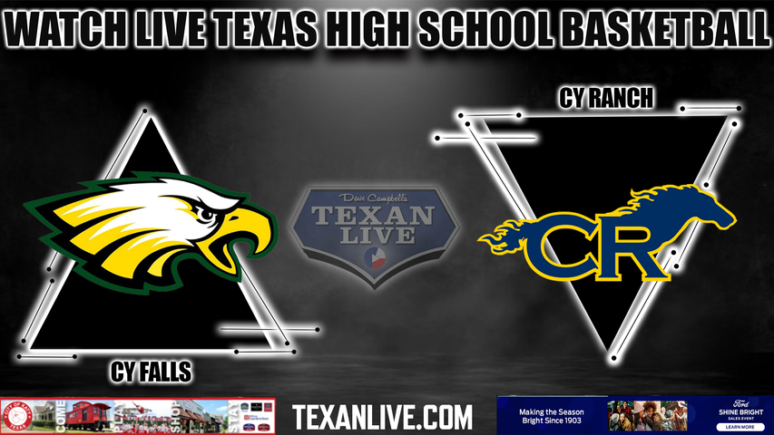 Cy Falls vs Cy Ranch- 5:30PM - 1/13/2023 - Girls Basketball - Live from Cy Ranch High School