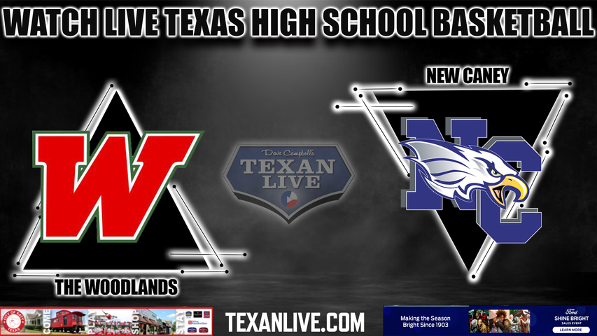 The Woodlands vs New Caney - 1:00PM - 1/14/2023 - Boys Basketball - Live from New Caney High School