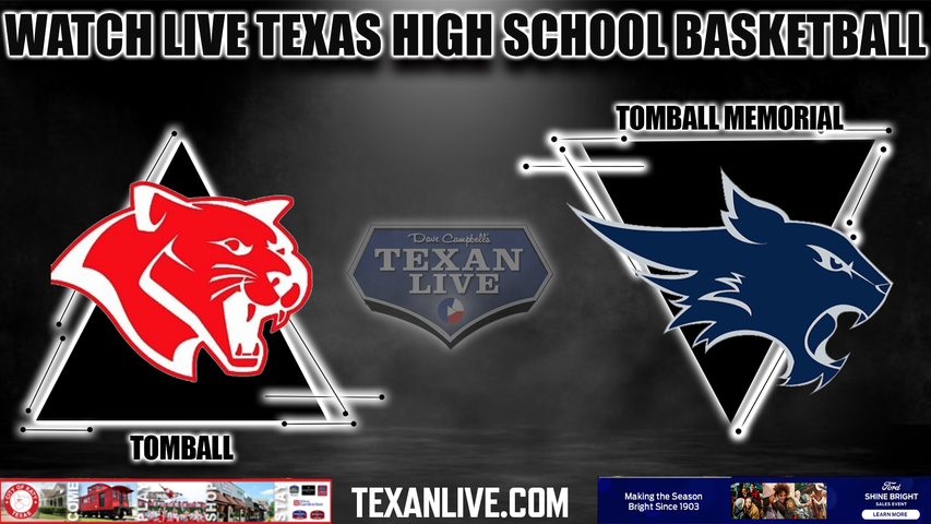 Tomball vs Tomball Memorial - 7:00PM - 1/27/2023 - Boys Basketball - Live from Tomball Memorial High School