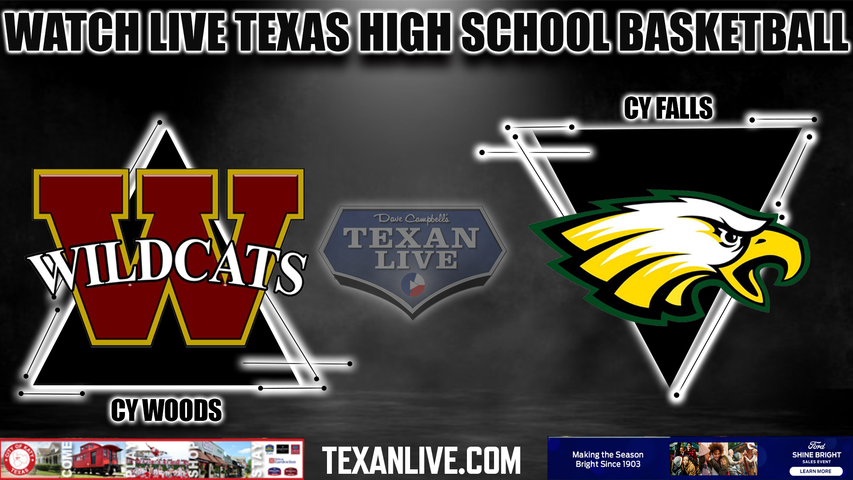 Cy Woods vs Cy Falls - 12:00PM - 1/28/2023 - Boys Basketball - Live from Cy Falls High School