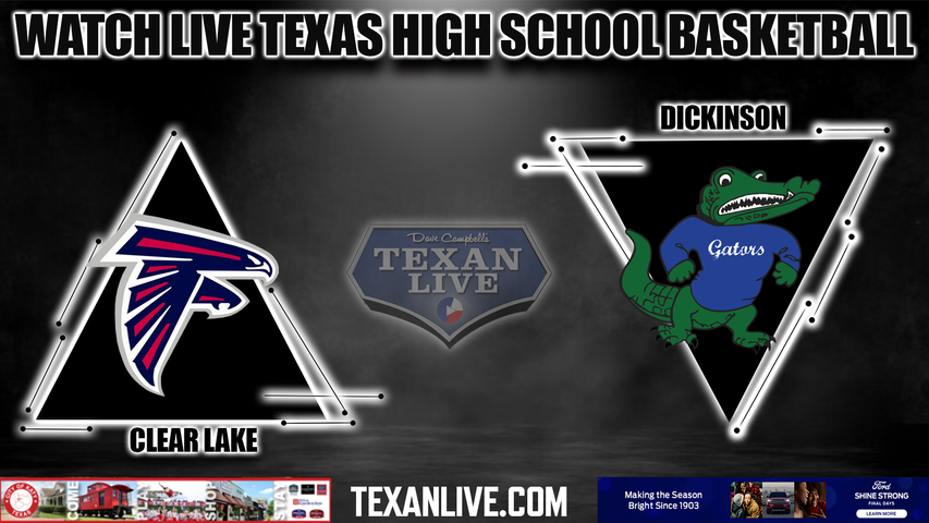 Clear Lake vs Dickinson - 7:00PM - 2/1/2023 - Boys Basketball - Live from Dickinson High School