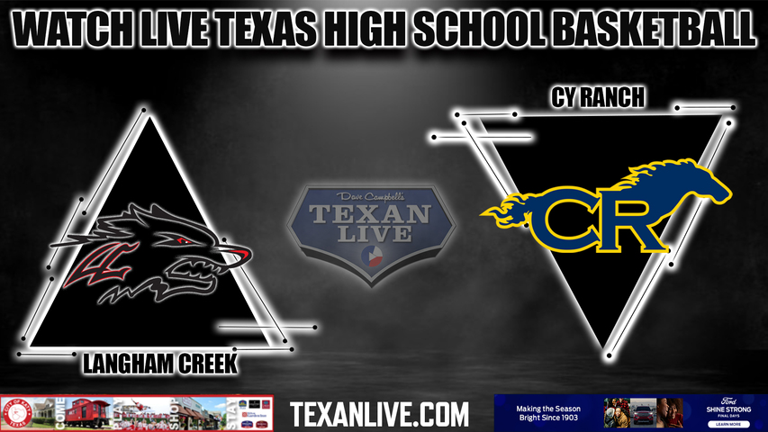 Langham Creek vs Cy Ranch - 1:00PM - 2/4/2023 - Girls Basketball - Live from Cy Ranch High School
