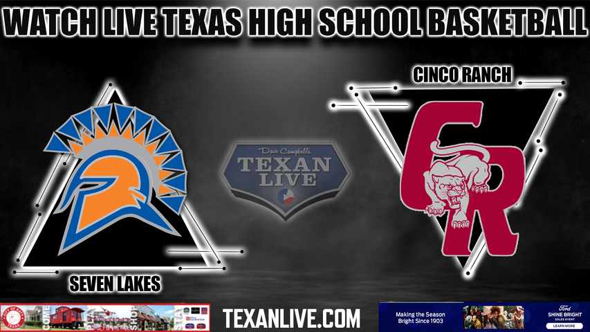Seven Lakes vs Cinco Ranch - 7:00PM - 2/7/2023 - Boys Basketball - Live from Cinco Ranch High School