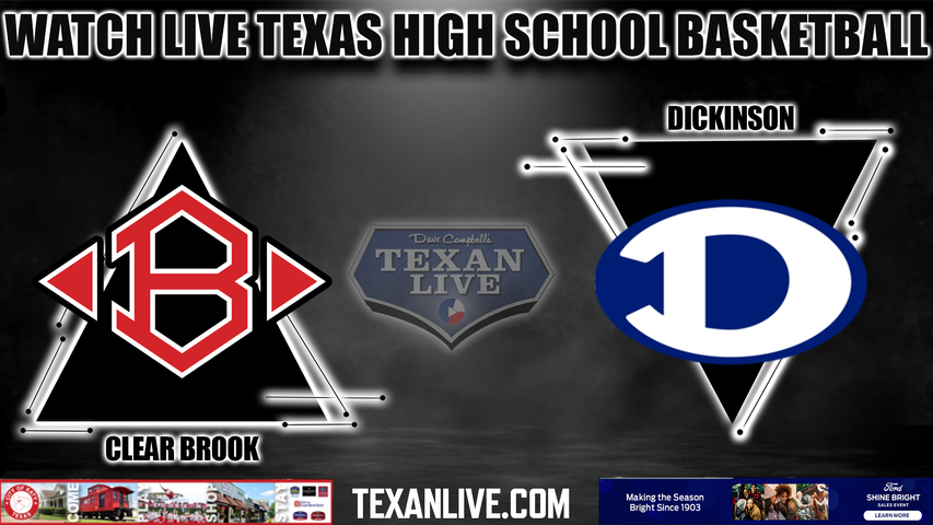 Clear Brook vs Dickinson - 7:00PM - 2/8/2023 - Boys Basketball - Live from Dickinson High School
