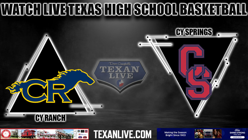 Cy Ranch vs Cy Springs - 7PM - 2/15/2023 - Boys Basketball - Live from Cy Springs High School