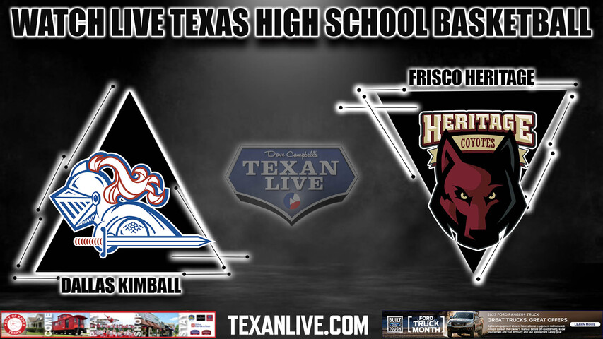Dallas Kimball vs Frisco Heritage - 7:30pm - 2/24/22 - Richardson Berkner High School - Boys Basketball - Area Round - Playoffs