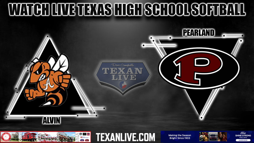 Alvin vs Pearland- 6:45PM- 3/7/23- Pearland High School- Softball