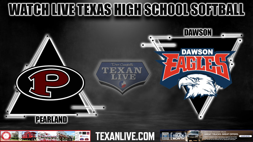 Pearland vs Dawson- 6:45PM - 3/10/2023 - Softball - Live from Dawson High School