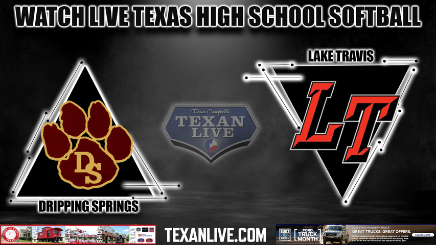 Dripping Springs vs Lake Travis - 12:30PM - 3/14/2023 - Softball - Live from Lake Travis High School