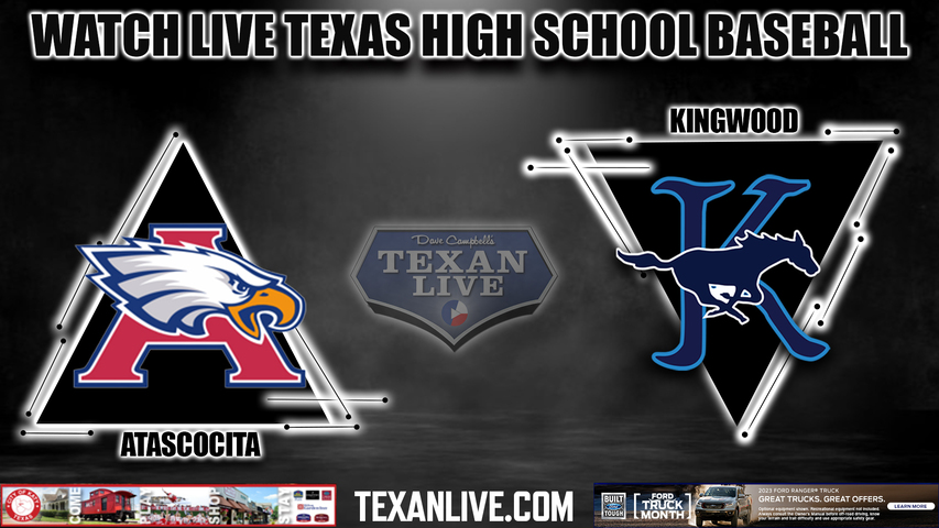 Atascocita vs Kingwood - 11:00AM - 3/16/2023 - Baseball - Live from Kingwood High School