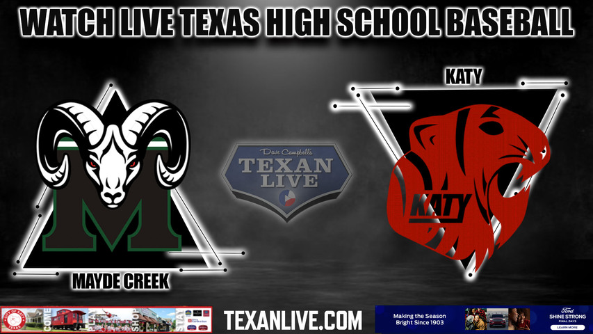 Mayde Creek vs Katy - 6:00PM - 3/24/2023 - Baseball - Live from Katy High School