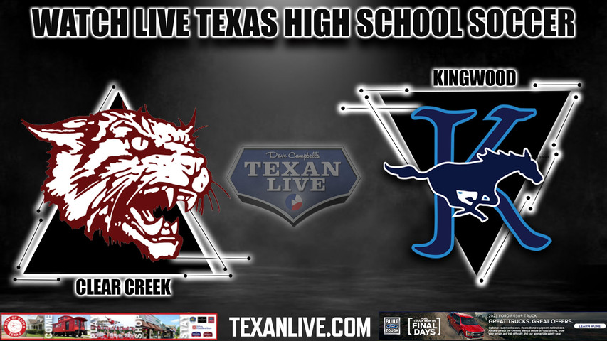 Kingwood vs Clear Creek - 6:00PM - 3/27/2023 - Girls Soccer - Live from Pasadena Veterans Memorial Stadium - Area Round - Playoffs