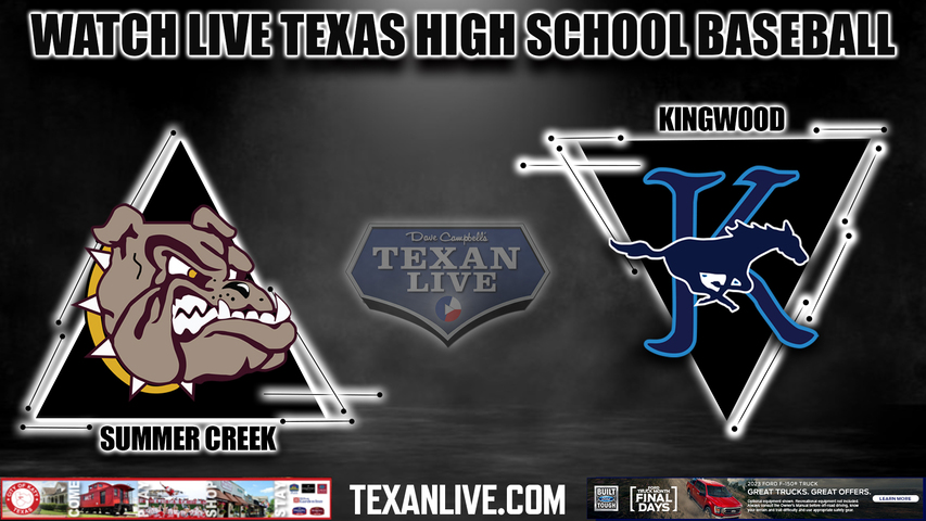 Summer Creek vs Kingwood - 7:00PM - 4/4/2023 - Baseball - Live from Kingwood High School