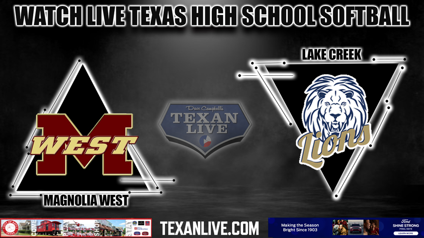 Lake Creek vs Magnolia West - 6:00PM - 4/10/2023 - Softball - Live from Lake Creek High School