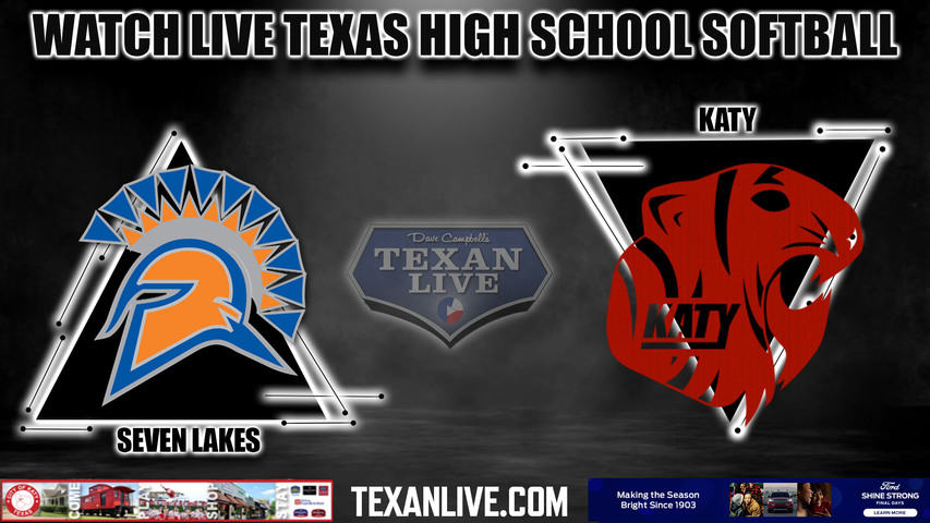 Seven Lakes vs Katy - 6:00PM - 4/18/2023 - Softball - Live from Katy High school