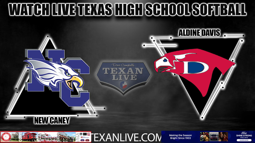 New Caney vs Aldine Davis - 6:30PM - 4/28/2023 - Softball - Live from West Fork High School - One Game Playoff - Bi-district Playoffs