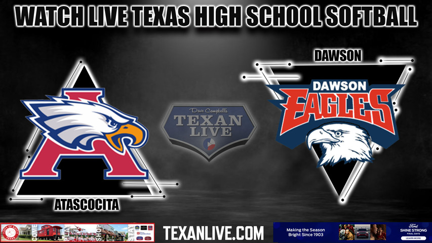 Atascocita vs Dawson - 6:00PM - 5/3/2023 - Softball - Live from Dawson High School - Game One - Area Round Playoffs