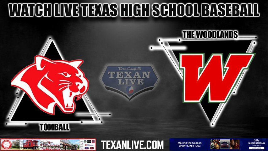 The Woodlands vs Tomball - 7:00PM - 5/18/2023 - Baseball - Live from Tomball Memorial High School - Game One - Regional Quarter Final - Playoffs