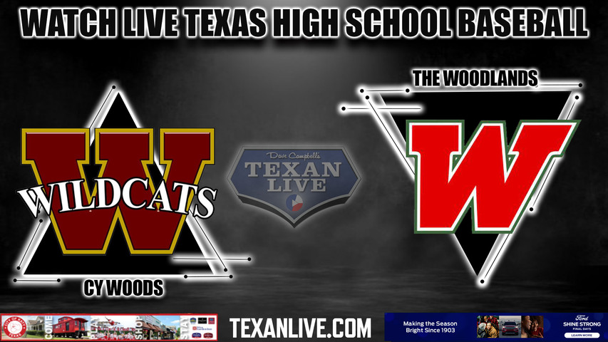 The Woodlands vs Cy Woods - 7:00PM - 6/1/2023 - Baseball - Live from Sam Houston State University - Game One - Regional Final - Playoffs