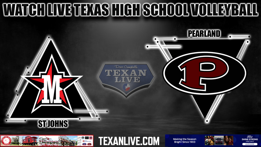 Pearland vs St. Johns -6pm- 8/15/2023 - Volleyball - Live from Pearland High School