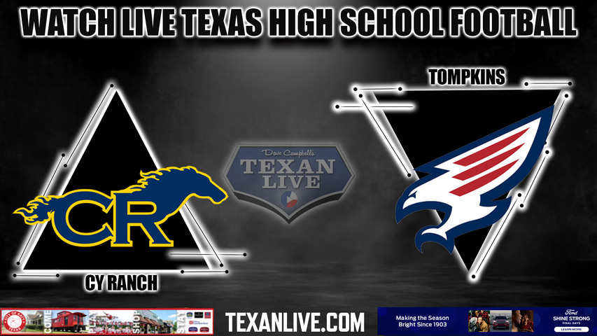 Cy Ranch vs Tompkins - 8:00pm- 8/26/2023 - Football - Live from Legacy Stadium