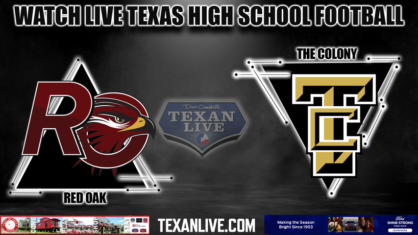 Red Oak vs The Colony - 7:00pm- 8/25/2023 - Football - Live from Tommy Briggs Stadium