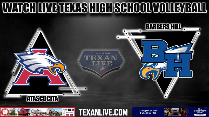 Atascocita vs Barbers Hill - 6:30pm- 8/29/2023- Volleyball - Live from Barbers Hill High School
