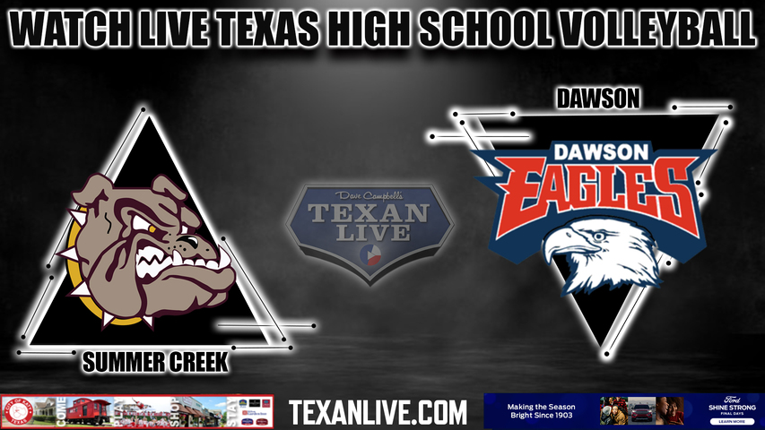 Summer Creek vs Dawson -6:30pm- 8/29/2023 - Volleyball - Live from Dawson High School