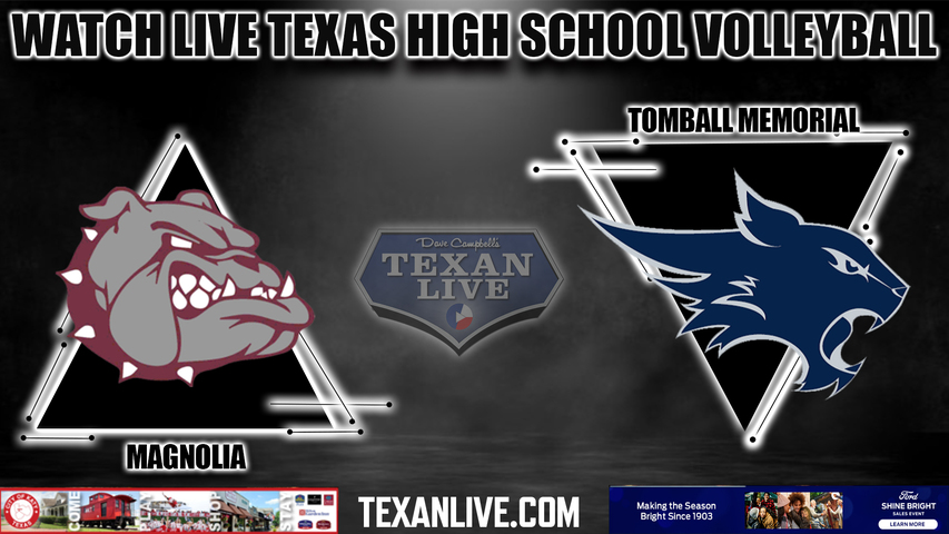 Magnolia vs Tomball Memorial -5:30pm- 9/5/2023 - Volleyball - Live from Tomball Memorial High School