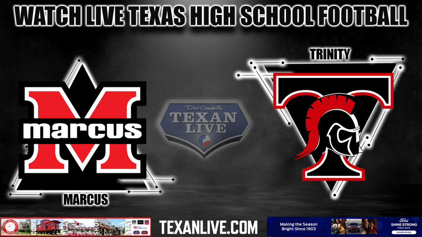 Marcus at Trinity - 7:00pm-- 9/7/2023 - Football - Live from Pennington Field
