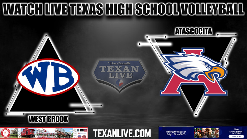 West Brook vs Atascocita - 6:30pm- 9/12/2023 - Volleyball - Live from Atascocita High School