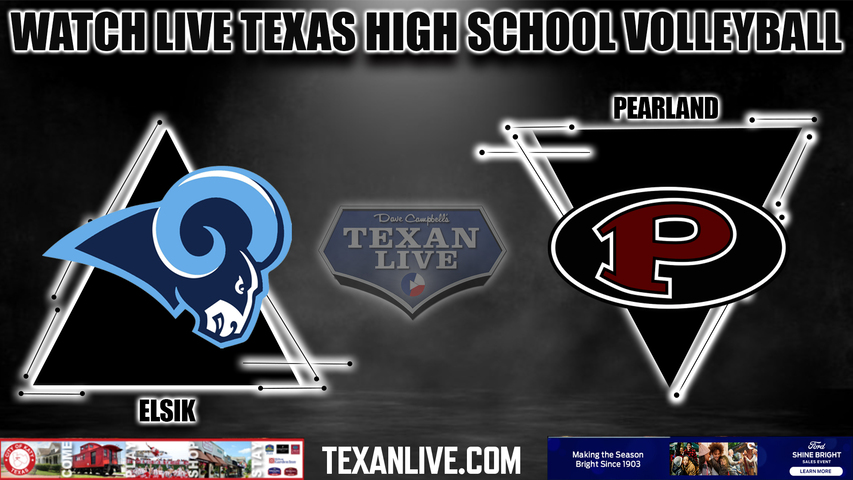Elsik vs Pearland - 6:30pm- 9/12/2023 - Volleyball - Live from Pearland High School
