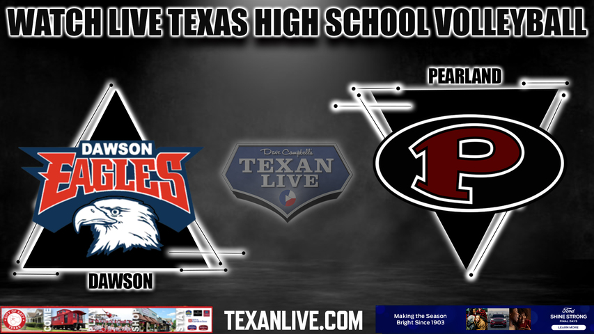 Dawson vs Pearland - 6:30pm- 9/19/2023 - Volleyball - Live from Pearland High School