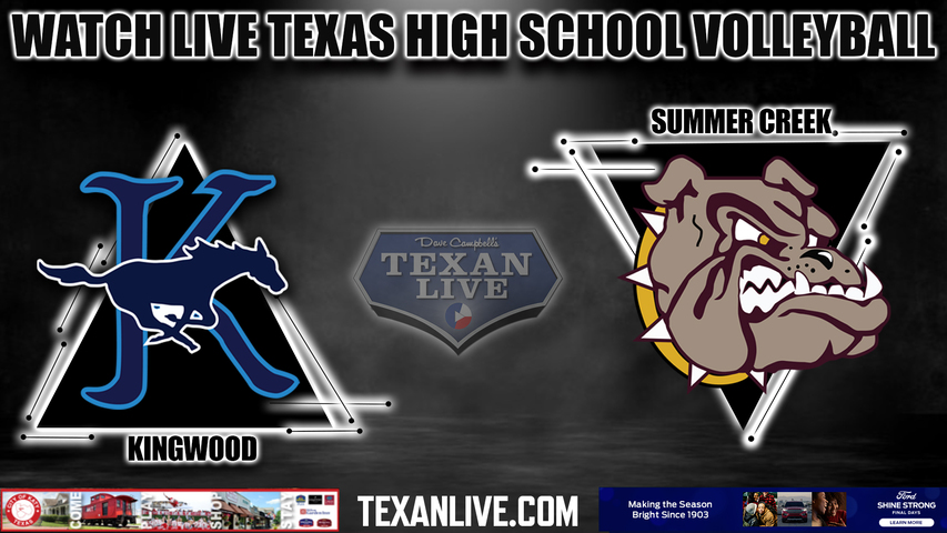 Kingwood vs Summer Creek - 6:30pm- 9/19/2023 - Volleyball - Live from Summer Creek High School