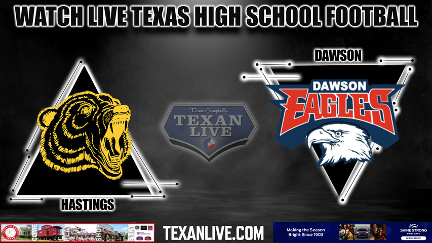 Alief Hastings vs Dawson - 7:00pm- 9/22/2023 - Football - Live from The Nest