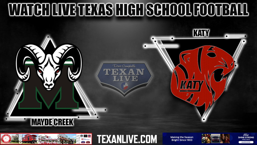 Mayde Creek vs Katy - 7:15pm 9/22/2023 - Football - Live from Legacy Field